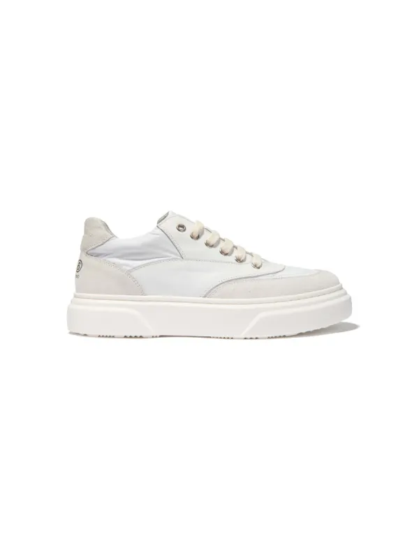MM6 Maison Margiela Kids low-top Leather Sneakers | White | FARFETCH