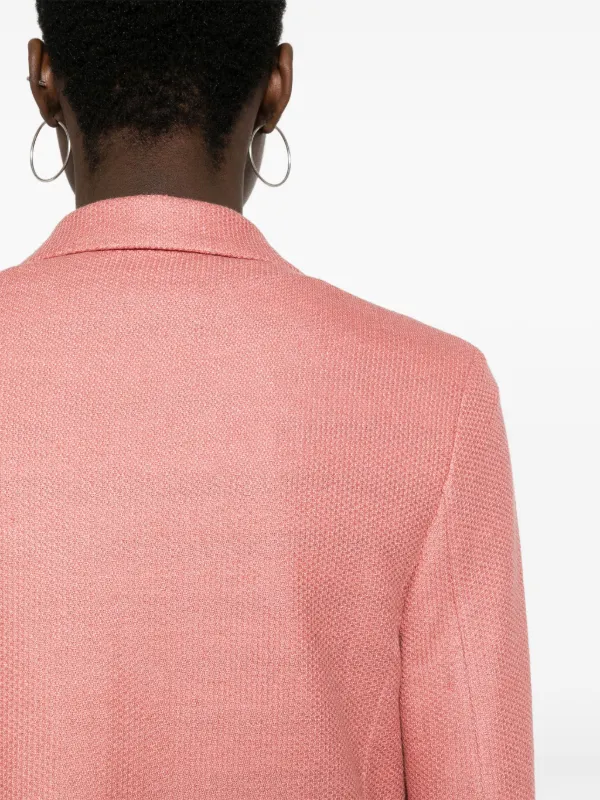 Harris Wharf London Gestricktes Sakko Rosa FARFETCH DE