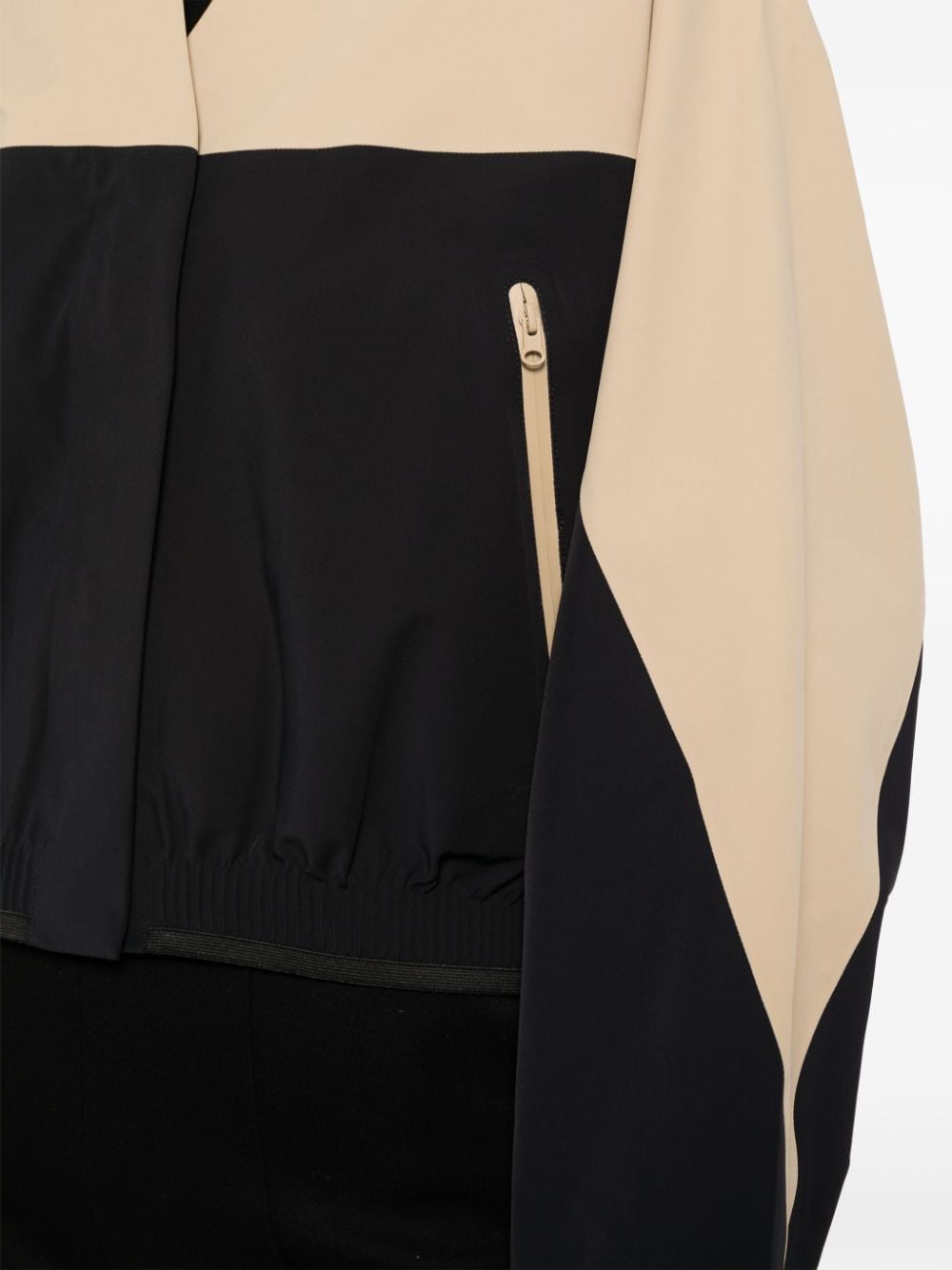 Shop Jnby Colour-block Jacket In Black