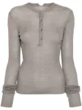 JNBY cut-out knitted top - Grey