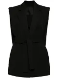 JNBY oversized sleeveless blazer - Black