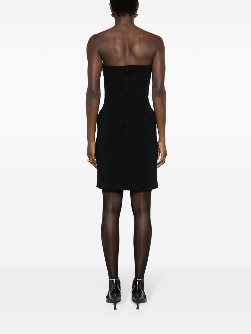 CHANEL 1990s strapless mini dress Women