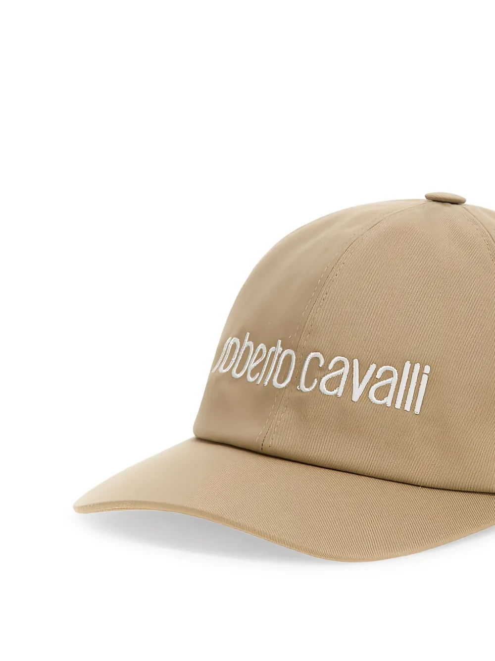 Roberto Cavalli Honkbalpet met geborduurd logo Bruin