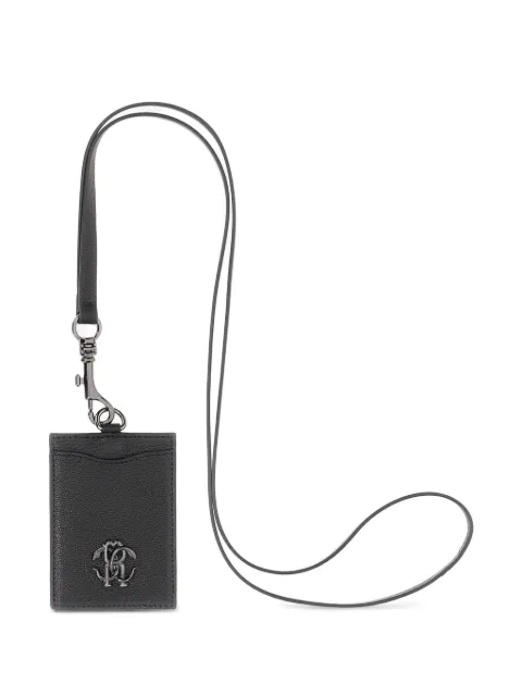 Roberto Cavalli logo-plaque card holder 