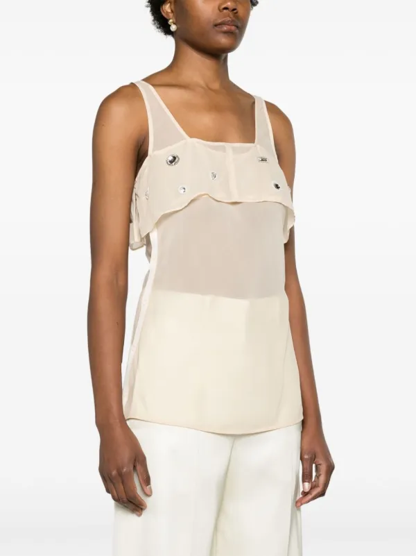 3.1 Phillip Lim ビジュートリム シアートップ | ニュートラル 