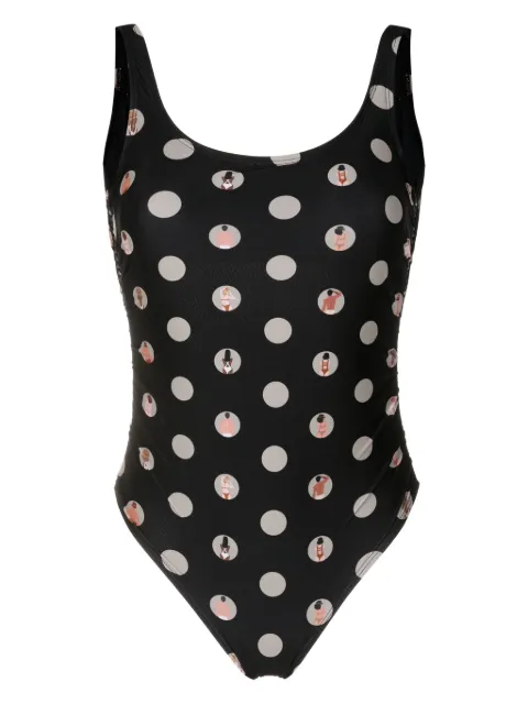Amir Slama graphic-print one-piece swimsuit