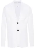 Harris Wharf London single-breasted honeycomb blazer - White