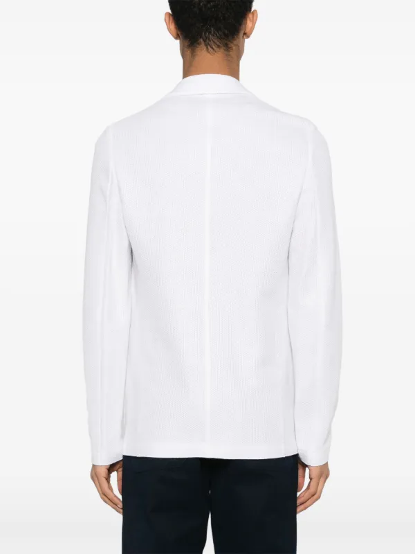 Harris Wharf London シングルジャケット ホワイト SS24 Harris Wharf London シングルジャケット | ホワイト | FARFETCH JP