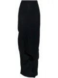 Issey Miyake Aerate asymmetric skirt - Blue