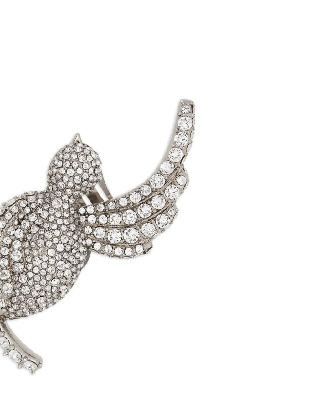 Balmain Par de brincos Swallow com aplicação de strass | Image 2