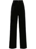 Golden Goose crystal-embellished tapered jeans - Black