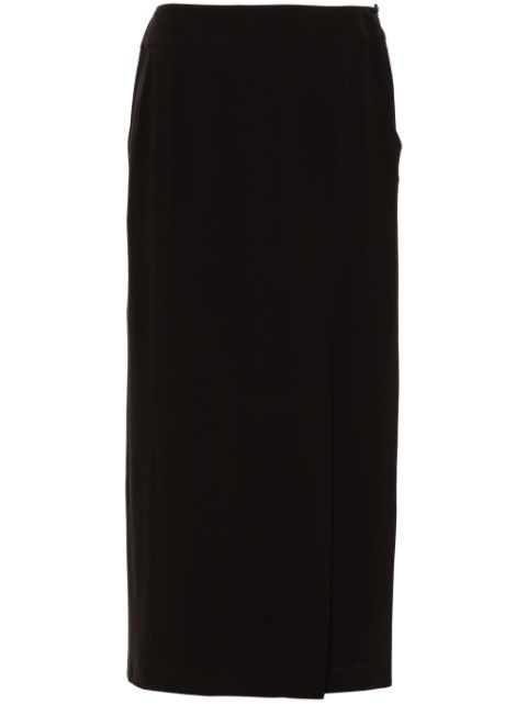 CHANEL 1998 wool midi skirt Women