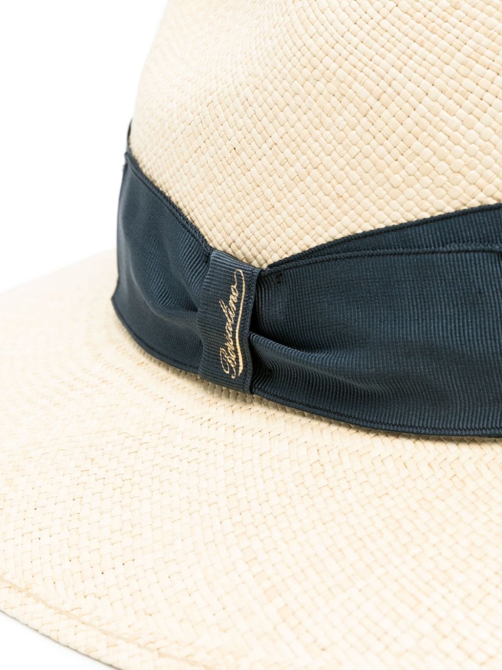 Shop Borsalino Amedeo Straw Panama Hat In Neutrals