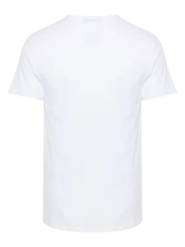 Tシャツ・カットソー VERSACE Logo print T-shirt White 10133021A13401 Logo T-Shirt White,Print | VERSACE