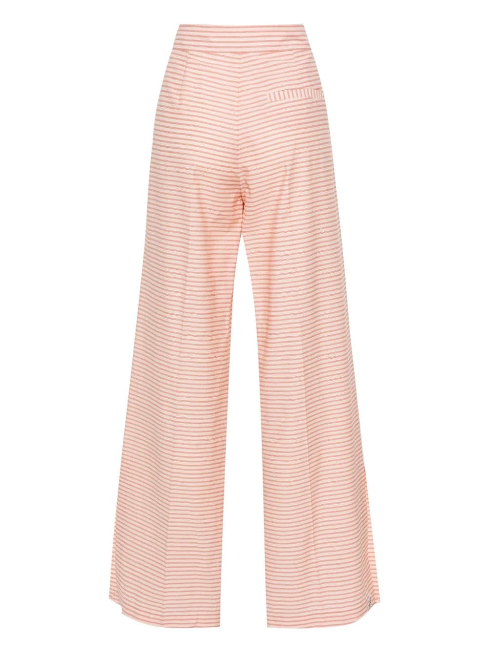 Shop Aeron Bliss Striped Palazzo Pants In Pink