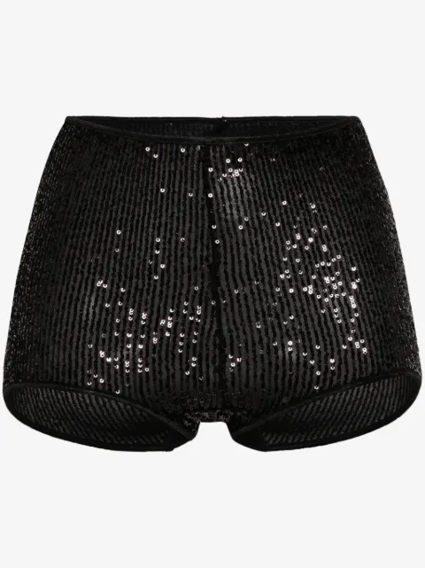 Alchemy x Lia Aram sequin-embellished shorts