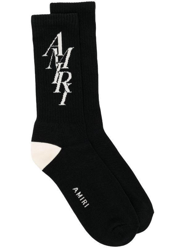 AMIRI Amiri Stack-jacquard Socks - Farfetch