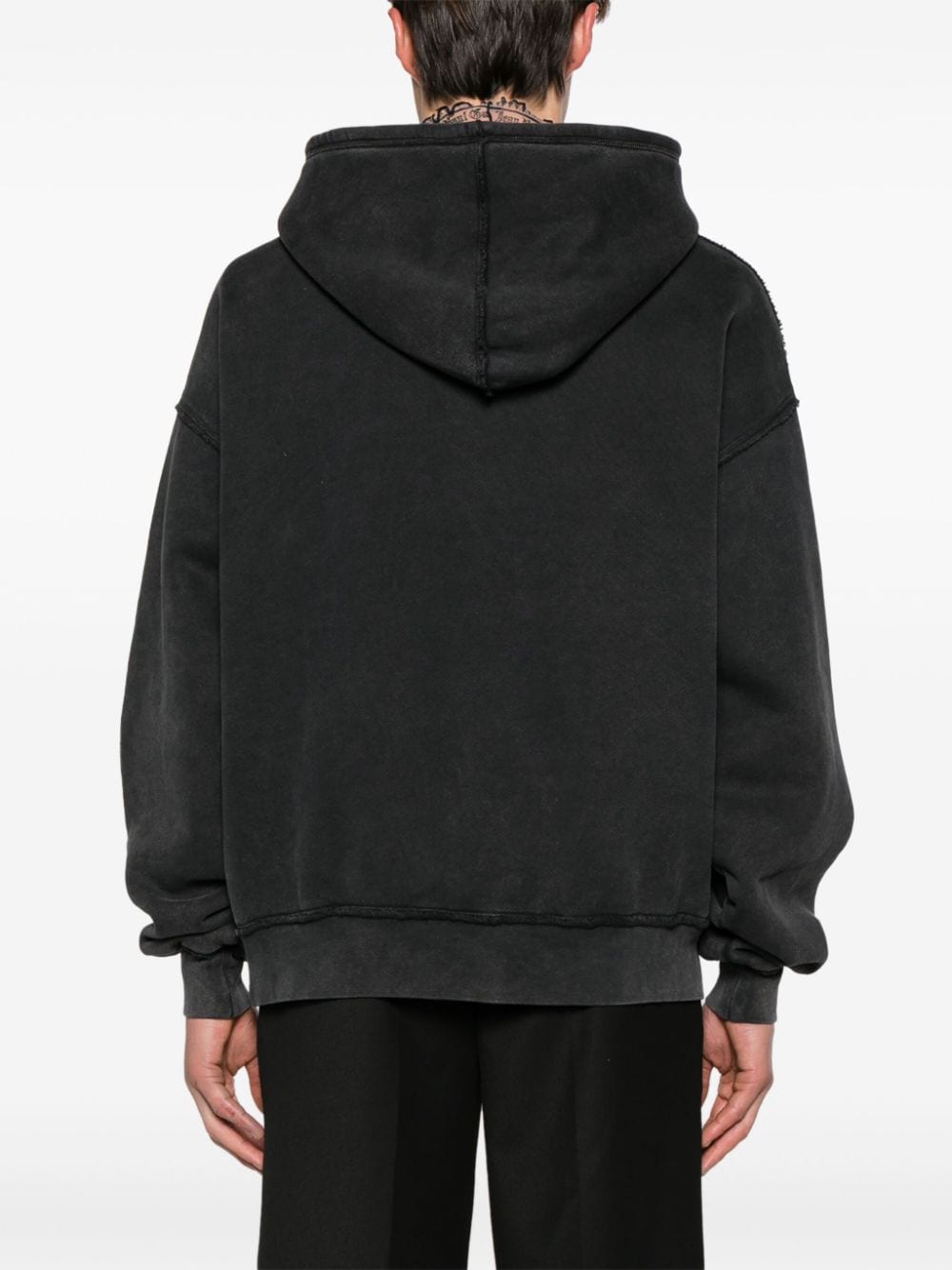 MISBHV Katoenen hoodie met logoprint Zwart