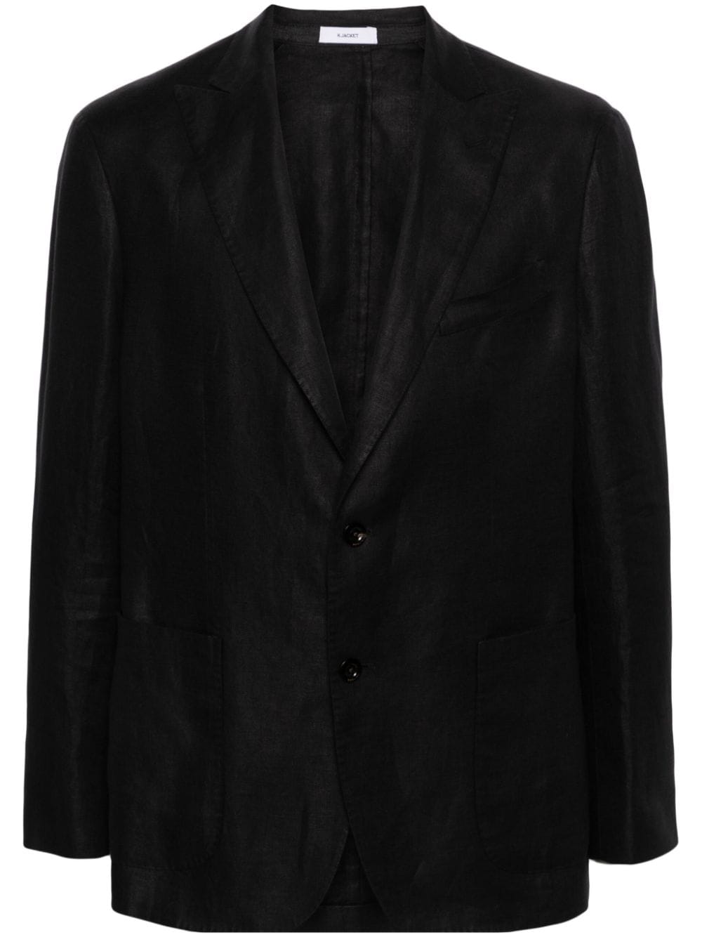 Boglioli Interlock-twill Suit Jacket In 蓝色