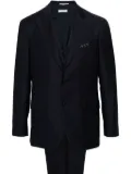 Boglioli interlock-twill virgin-wool suit - Blue