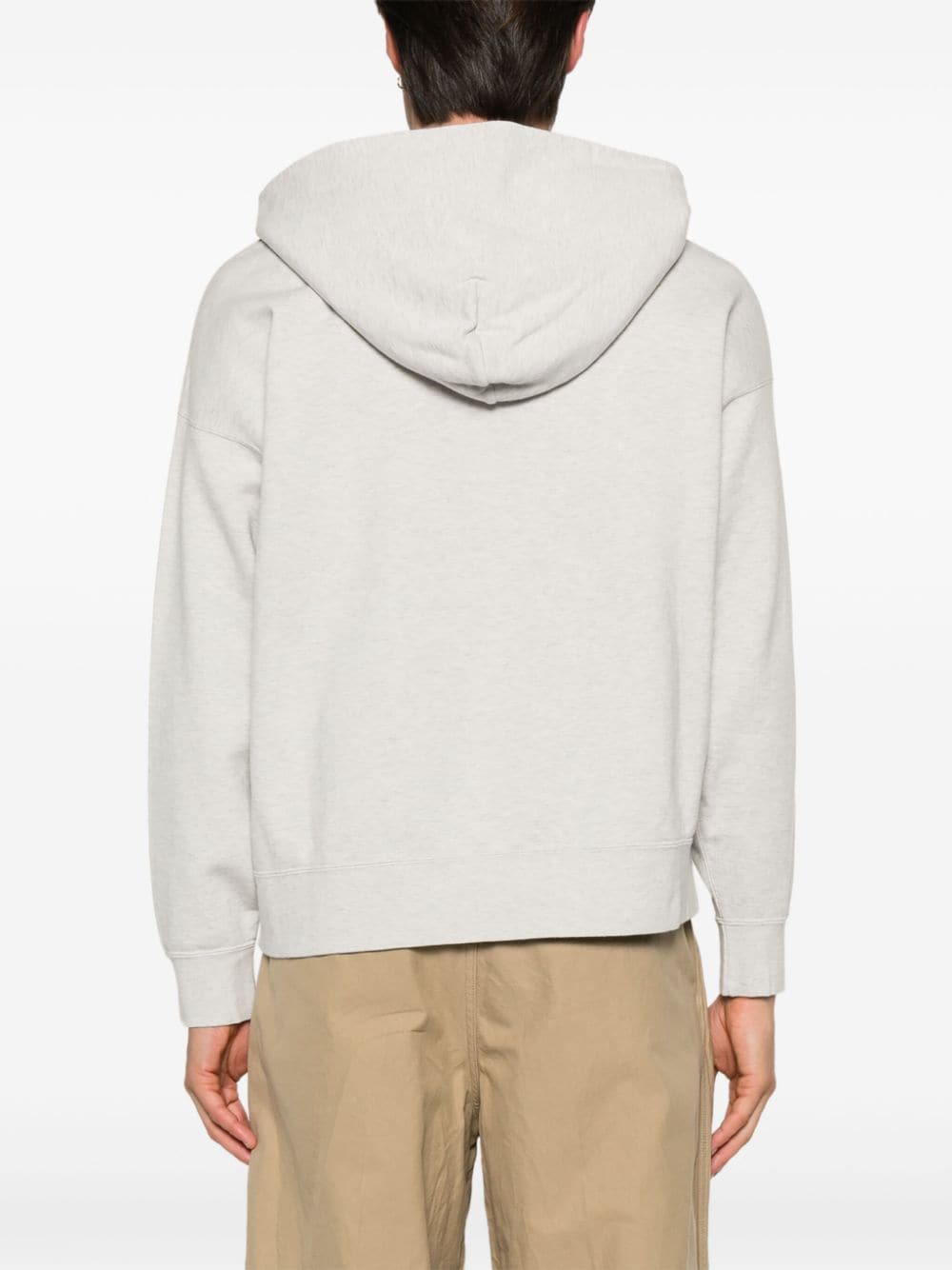 Shop Visvim Ultimate Jumbo Hoodie In Grey