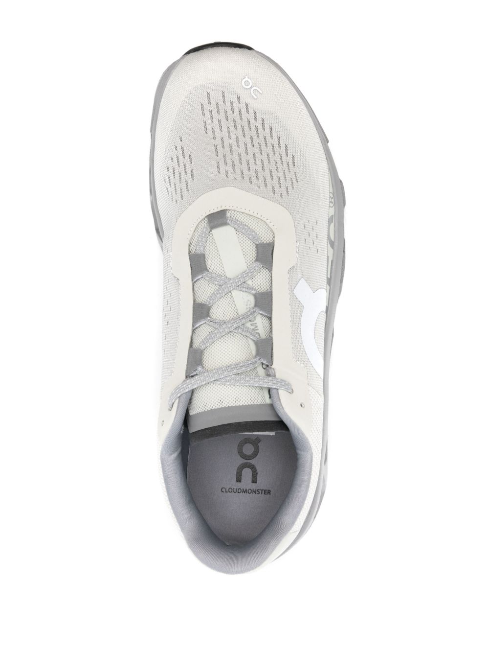 Shop On Running Cloudmonster Lace-up Sneakers In Grey