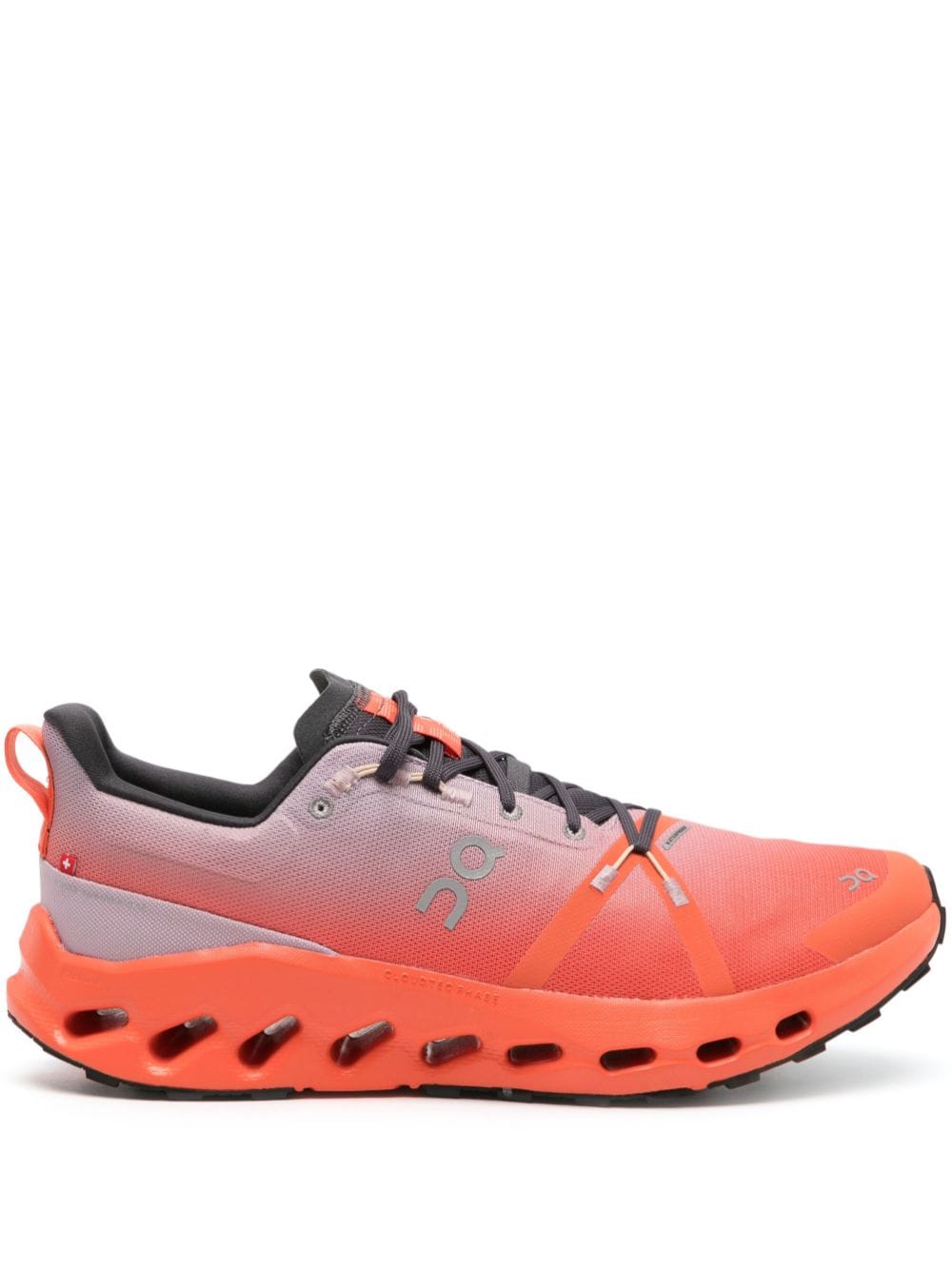 On Running Cloudsurfer Waterproof Trail Sneakers In Orange