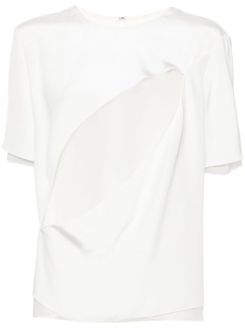 Peter Do Slash silk blouse