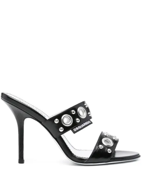 DSQUARED2 Gothic 100mm leather sandals Women