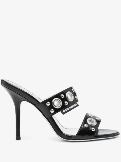 DSQUARED2 Gothic 100mm leather sandals