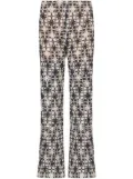 Silvia Tcherassi Joan crochet-knit trousers - Blue