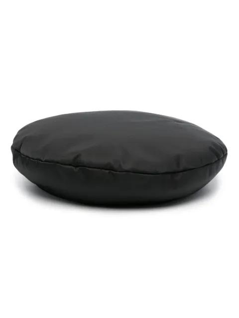 Prada enamel-logo beret