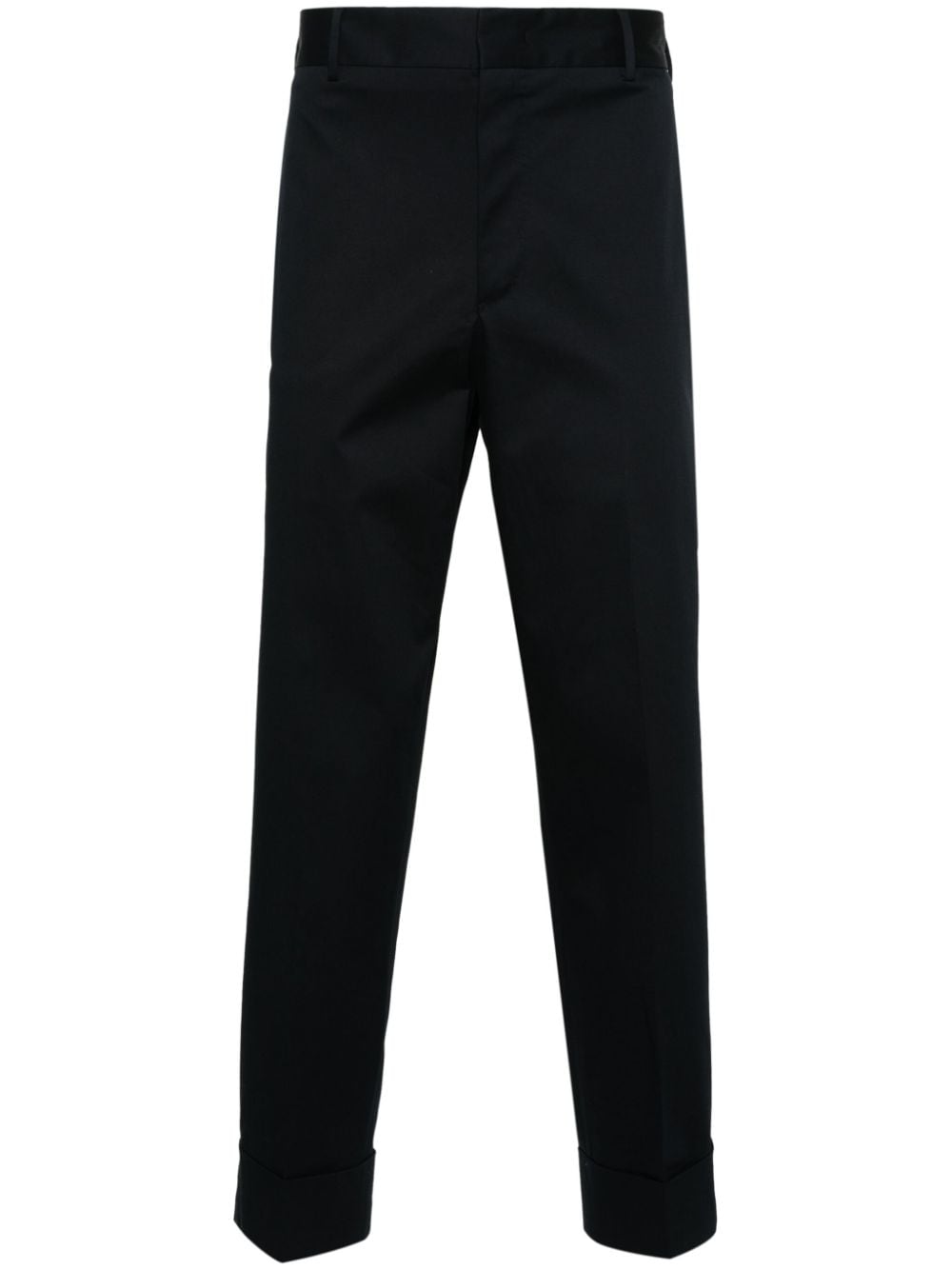 Pt Torino Tailored Tapered Trousers In Blue