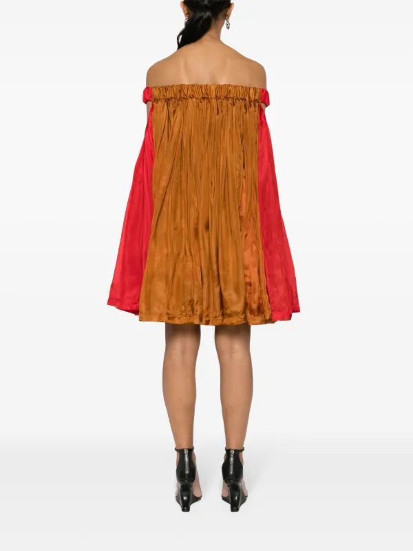 【関税込み】rick owens 'Medusa' dress Rick Owens Medusa Silk Dress | Red | FARFETCH JO