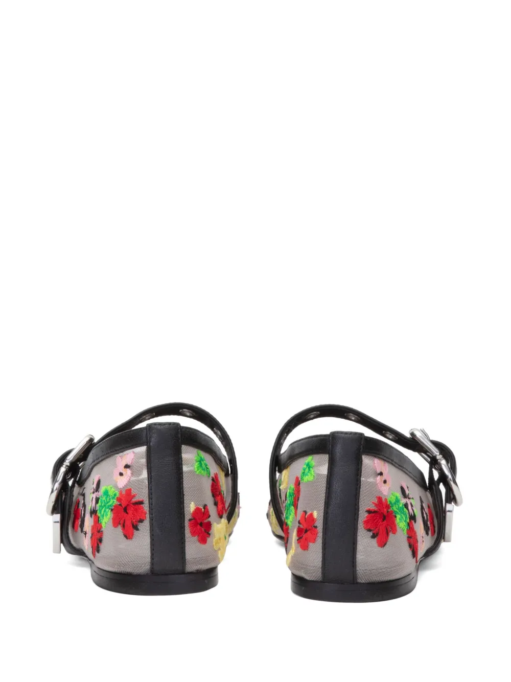 3.1 Phillip Lim Id Flowerworks Mesh Ballerina Shoes In Neutrals