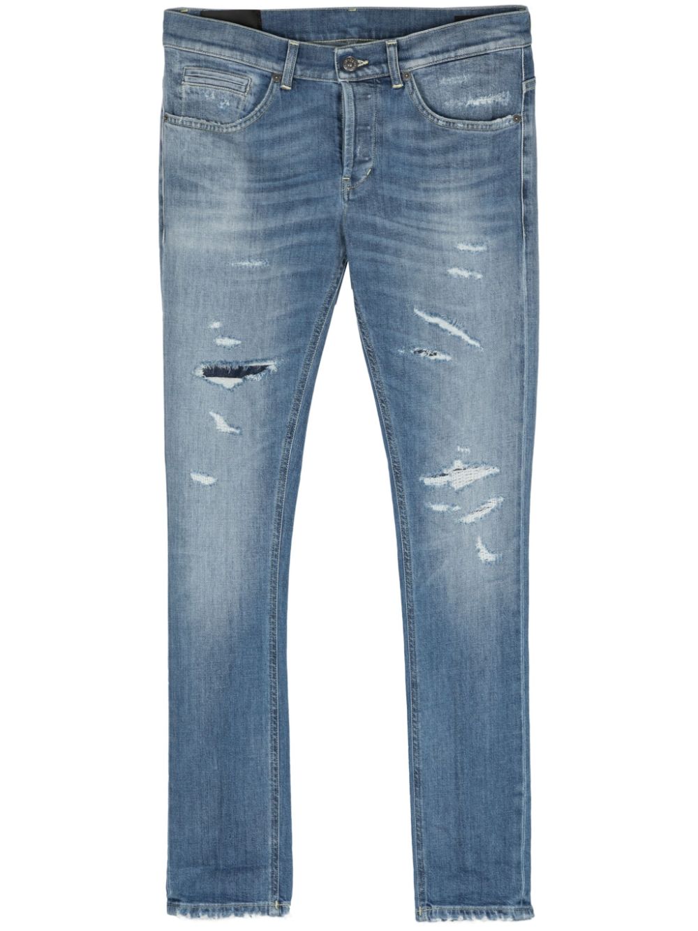 Dondup George Mid-rise Skinny Jeans In Blue