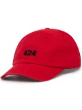 424 logo-embroidered baseball cap
