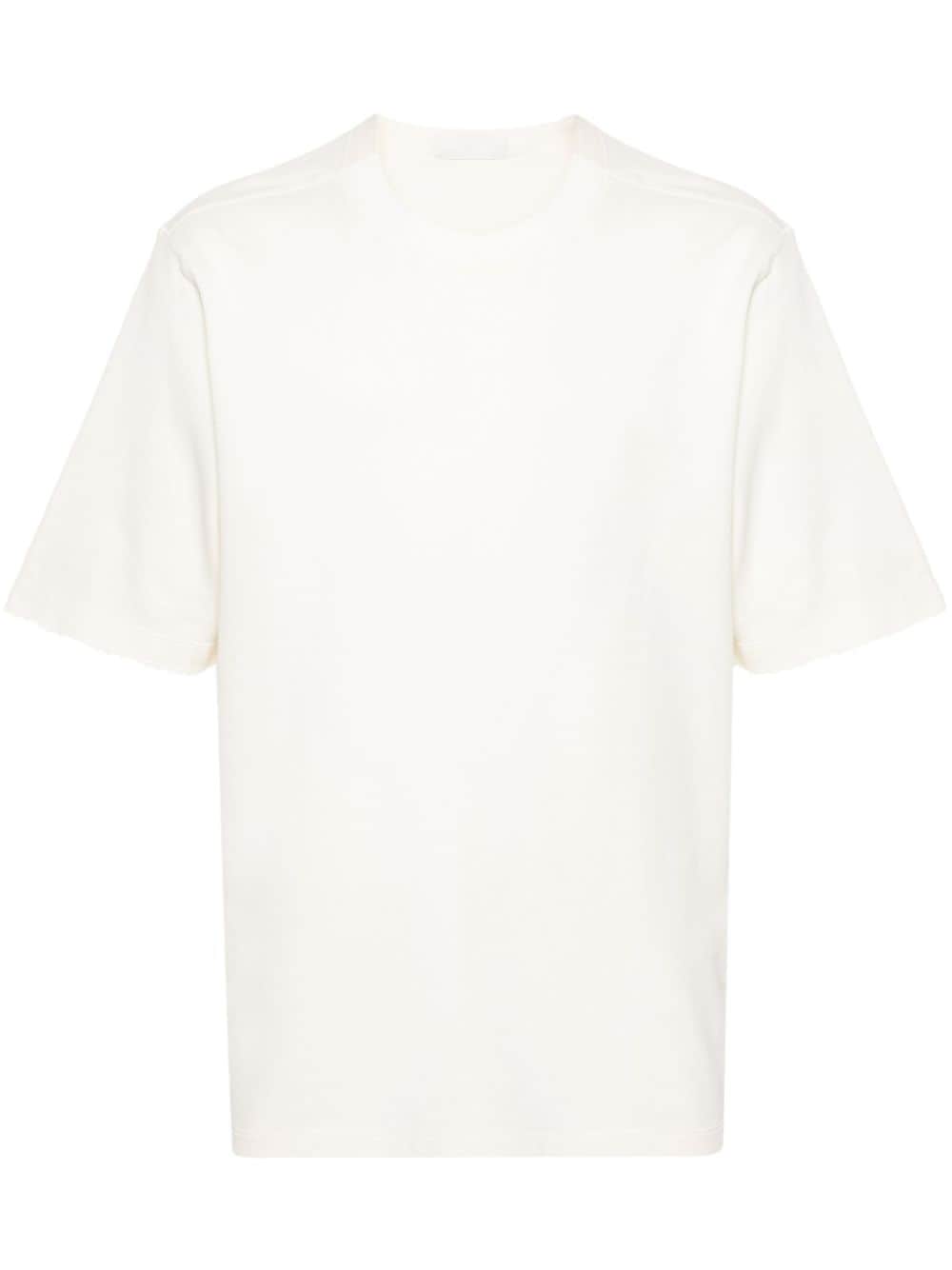 Stone Island logo-print cotton T-shirt - Nude
