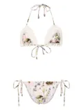 ZIMMERMANN Halliday crochet-trim bikini - Neutrals