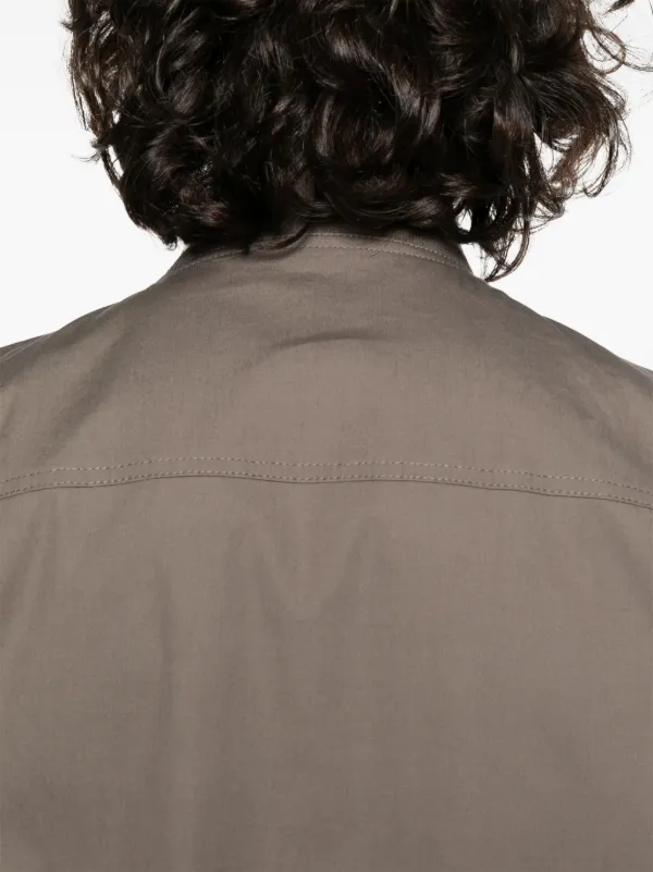 Rick Owens Bauhaus Flight Bomber Jacket | Grey | FARFETCH