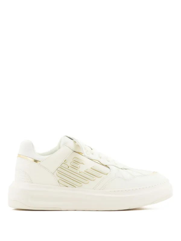 Giorgio armani white sneakers deals