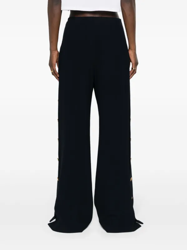 CHANEL Pre-Owned 1993 high-waist wide-leg Trousers Blue