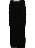 Rick Owens wrap midi skirt - Black