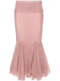Rick Owens Divine Bias straight skirt - Pink