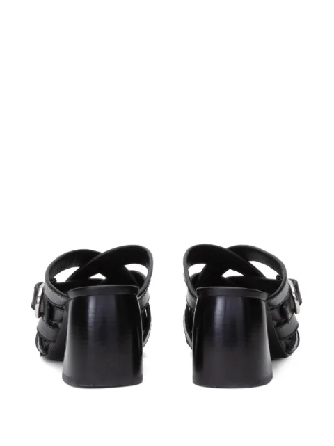 3.1 Phillip Lim ID 65mm open-weave leather mules SS24T927SENBA001 - 2