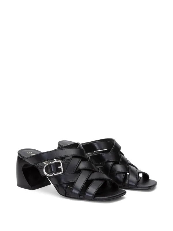 3.1 Phillip Lim ID 65mm レザーミュール | ブラック | FARFETCH JP
