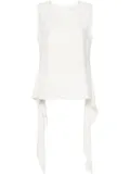 P.A.R.O.S.H. tied cady blouse - White