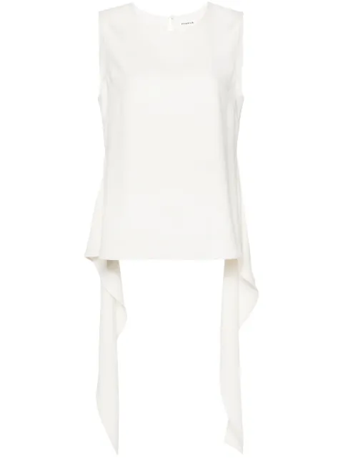 P.A.R.O.S.H. blusa cady con moño