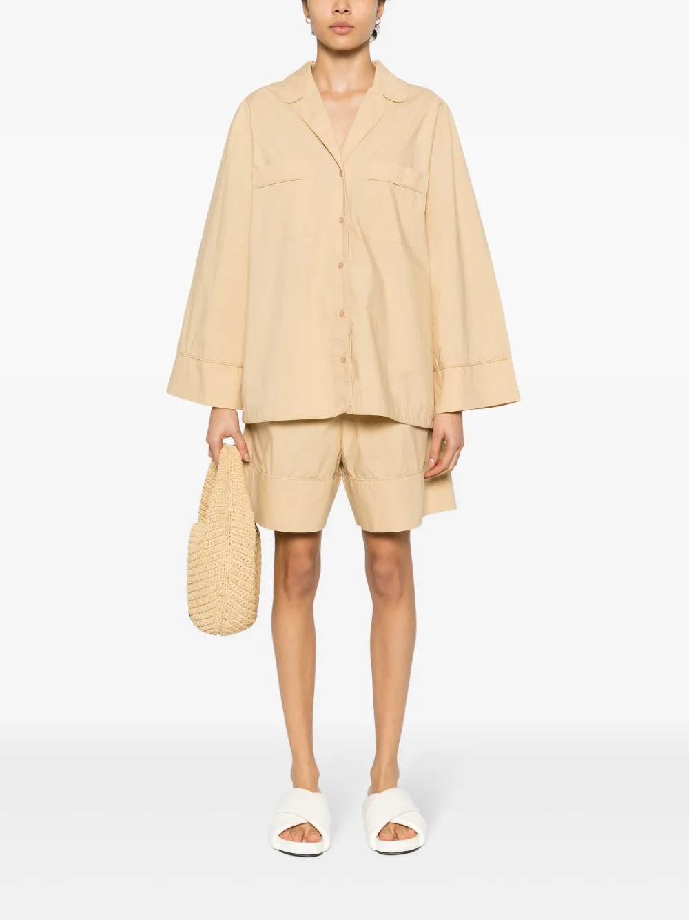 By Malene Birger Sionne cotton shirt - Beige
