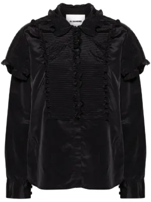 【人気投票 1~37位】ハイブランド人気ランキング！ Jil FARFETCH on Shop - Women for Blouses Sander シャツ/ブラウス(長袖/七分)